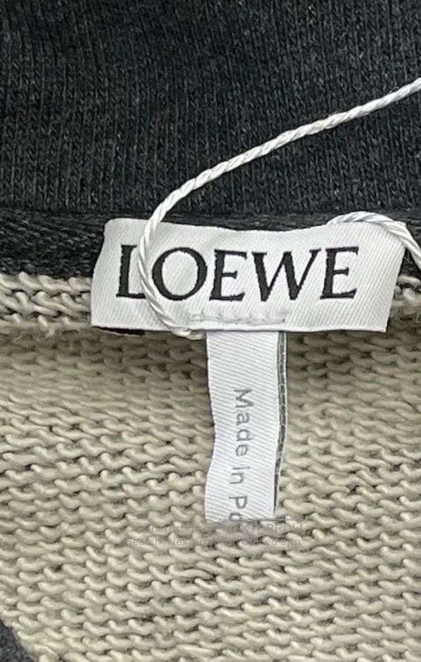 Loewe Loewe Black Leather Patch Logo Hoodie Long Sleeve Top Size S / US 4 / IT 40 - 4 Thumbnail