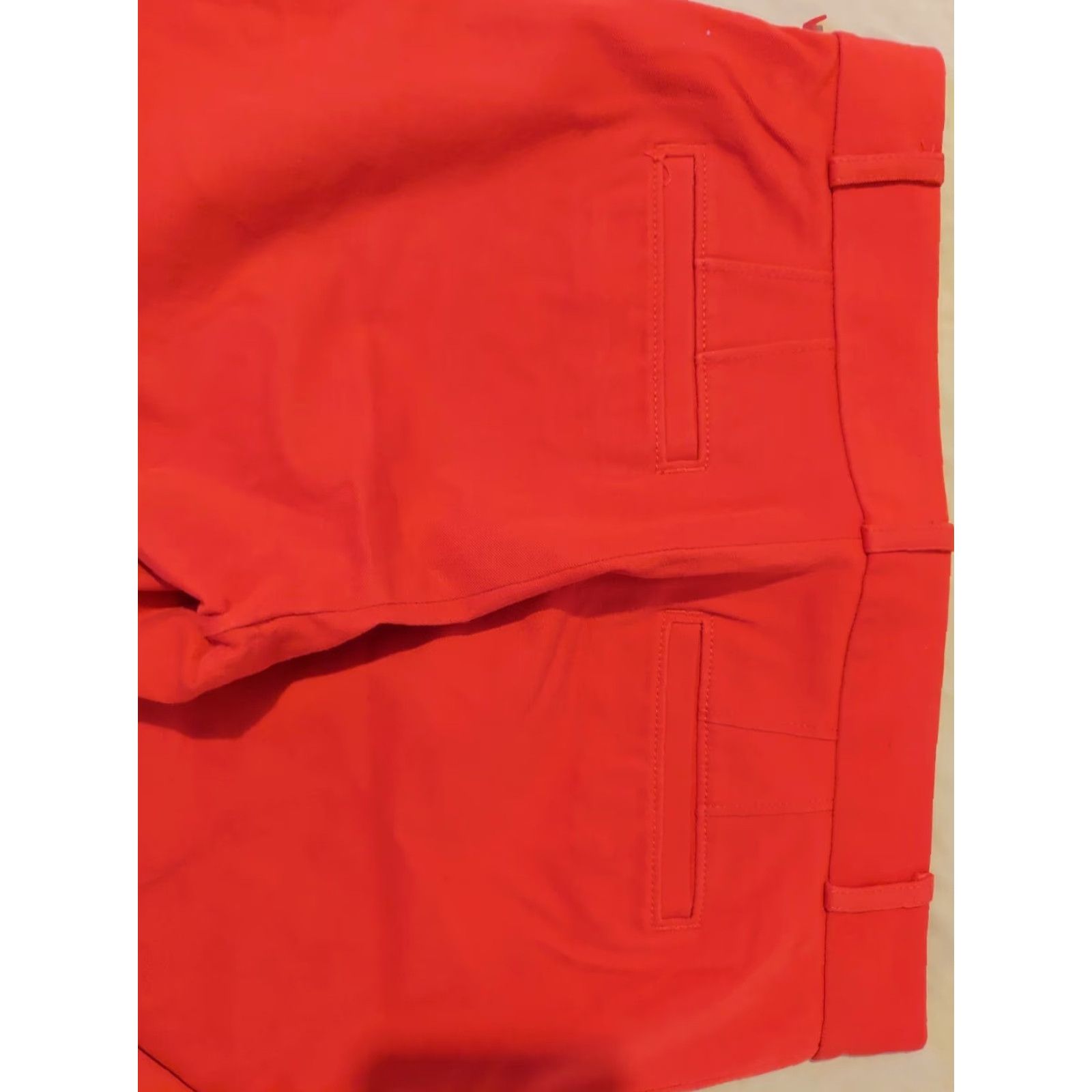 Banana Republic Banana Republic Dress Pants Womens 4 Red Cotton Chino Slacks Pants Dress Pants Red Womens Size 27" / US 4 / IT 40 - 3 Thumbnail