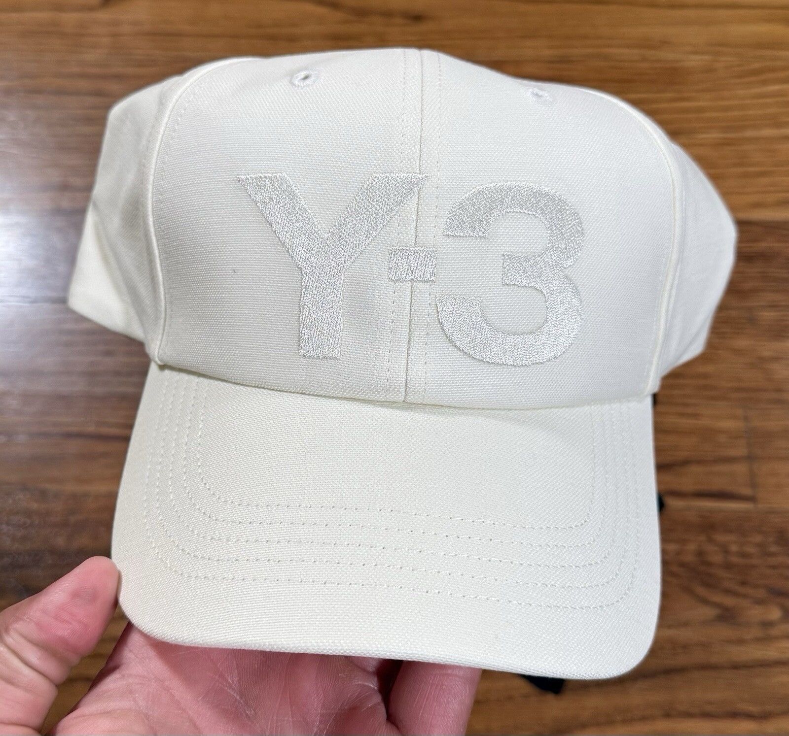 Adidas × Y-3 Y-3 Yohji Yamamoto Y3 Classic Logo Cap Cream White NWT Size ONE SIZE - 2 Thumbnail