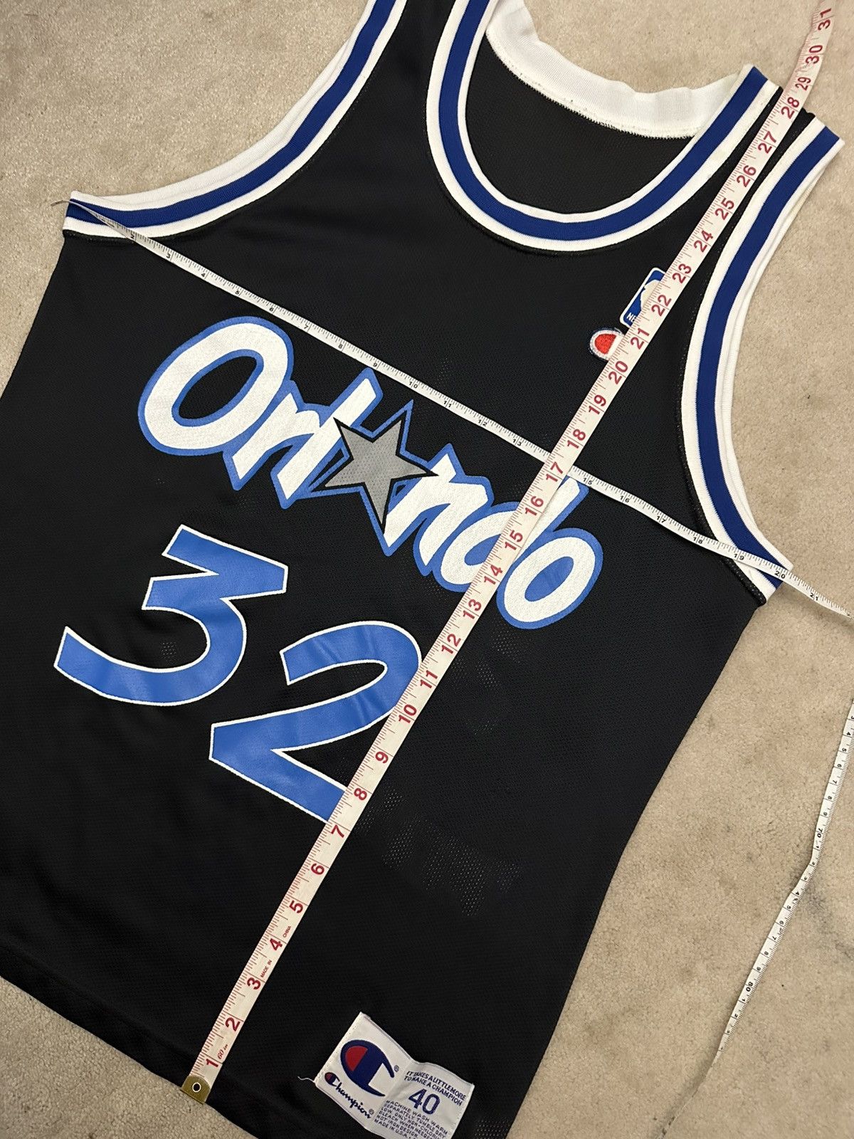 Champion Vintage 90s Orlando Magic Shaquille O'Neal Champion Jersey M Size US M / EU 48-50 / 2 - 10 Thumbnail