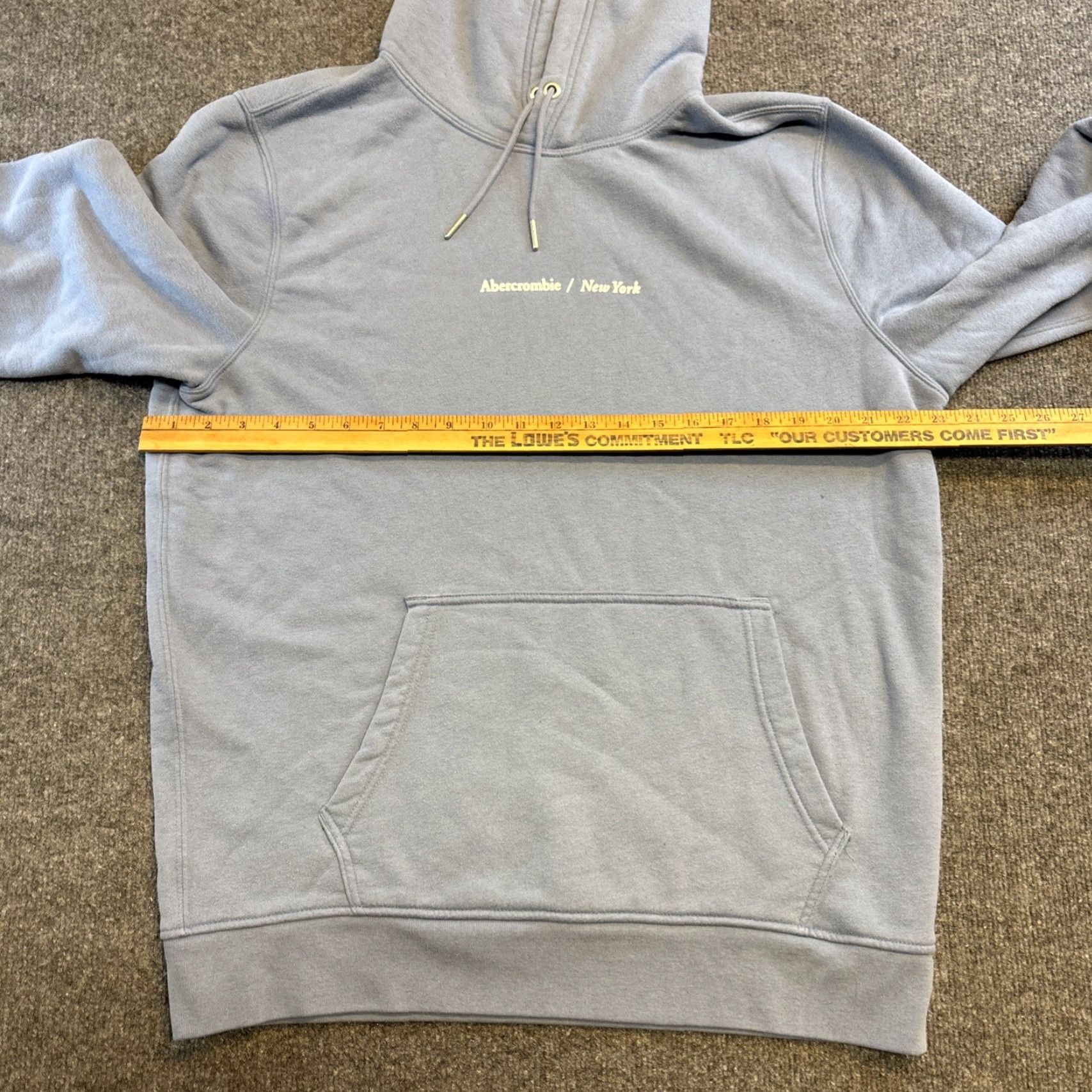 Abercrombie & Fitch Abercrombie & Fitch Pullover Hoodie Men XL Light Blue Hoodie Men’s XL Light Blue Size US XL / EU 56 / 4 - 3 Thumbnail