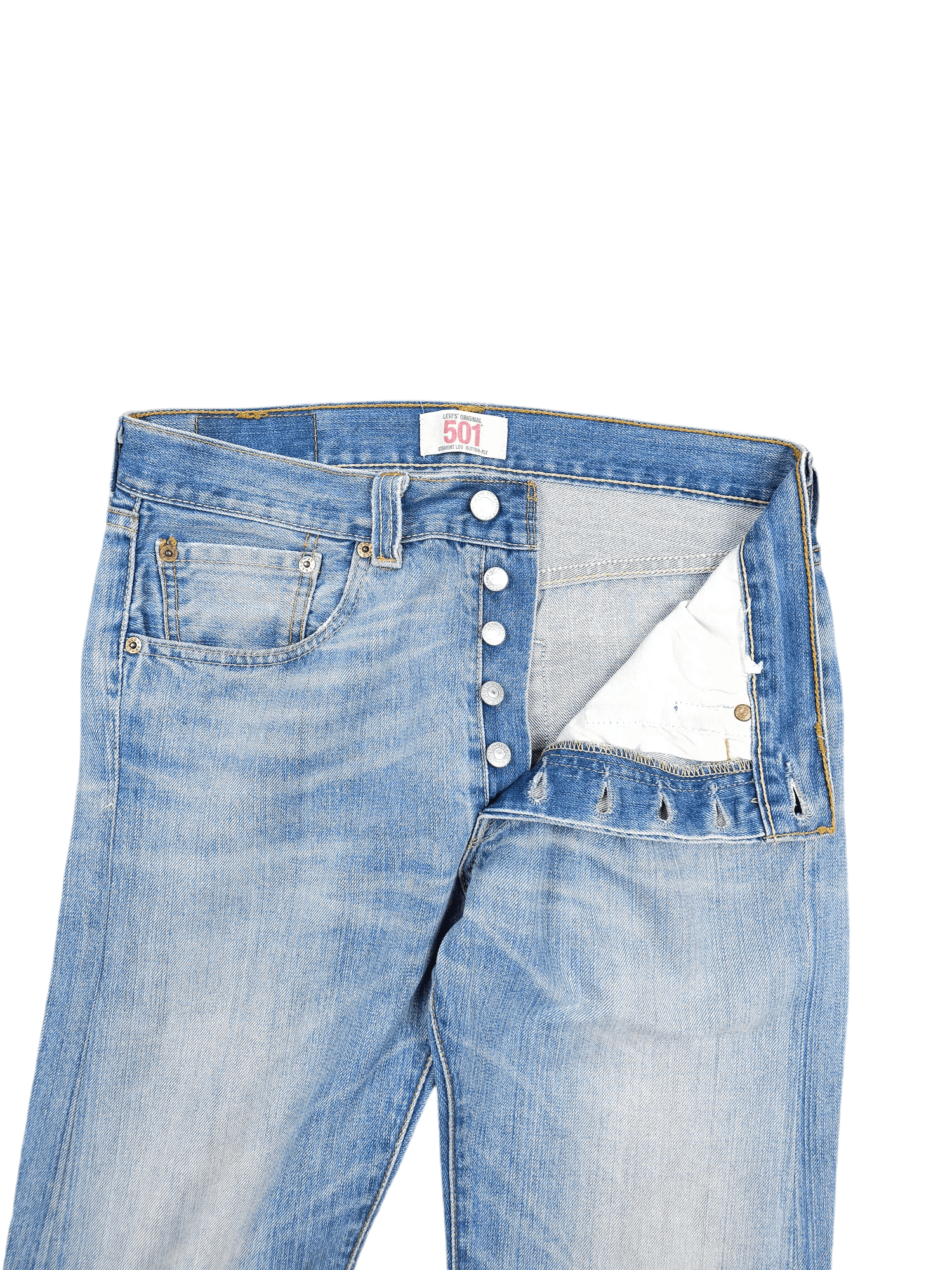Levi's × Vintage 💎 Size 31/30 Vintage 90's Levi's 501 Jeans Y2K 505 Faded Size US 31 - 3 Thumbnail