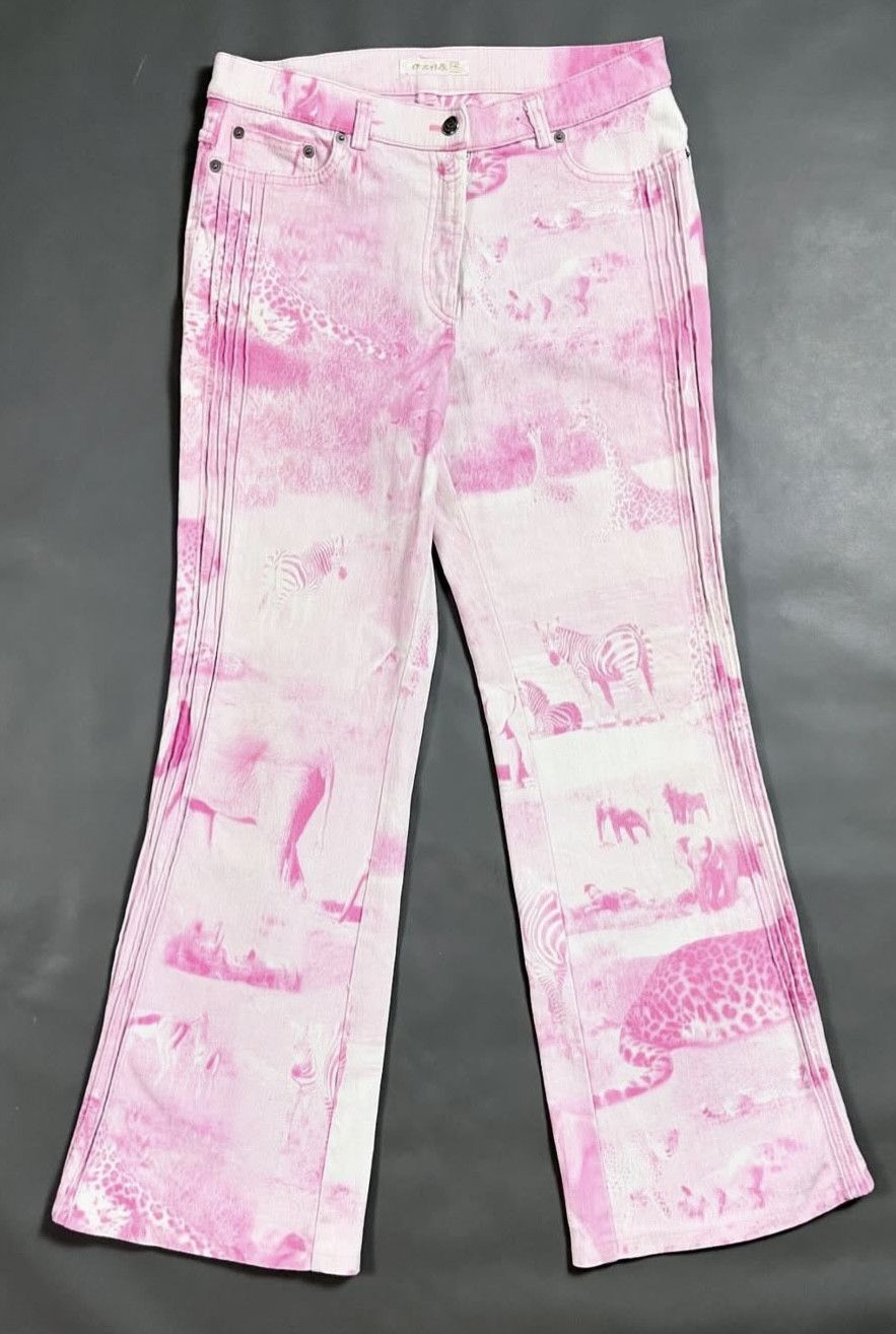 Japanese Brand 2000s Archival Hysteric Animal Printed Flare y2k Lgb Size US 30 / EU 46 - 1 Thumbnail