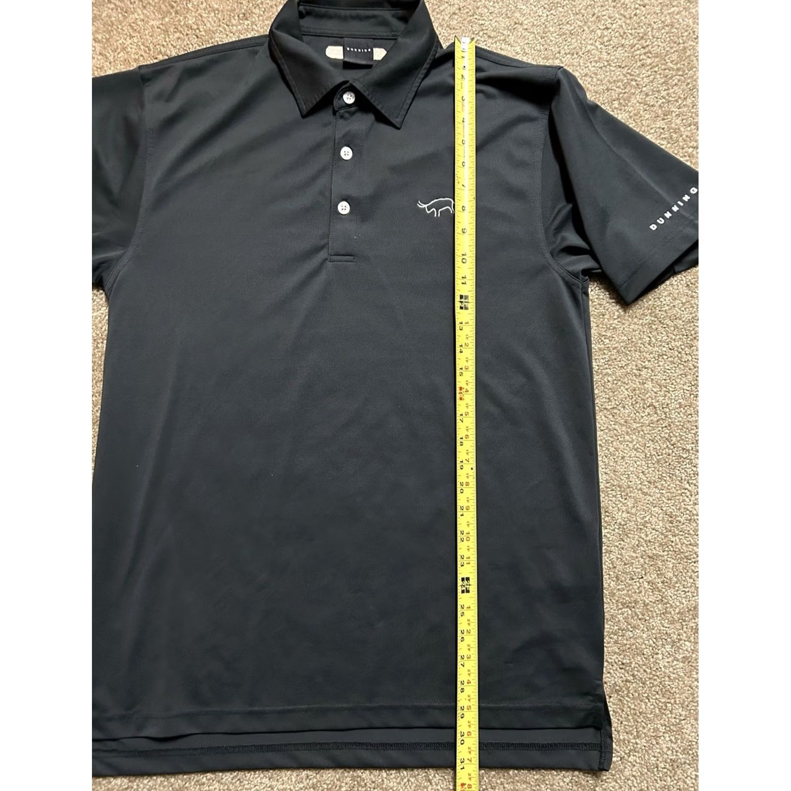 Vintage VINTAGE? Gozzer Lake And Golf Club Dunning Polo Short Sleeve Black M Men Shirt Golf Spellout Size US M / EU 48-50 / 2 - 7 Thumbnail