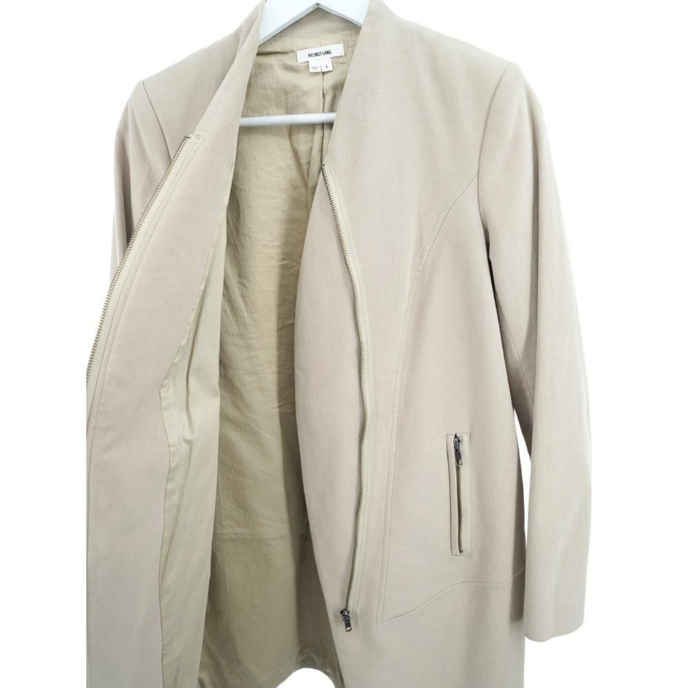 Helmut Lang Helmut Lang Asymmetrical Long Suede Moto Jacket Size S Size S / US 4 / IT 40 - 4 Thumbnail