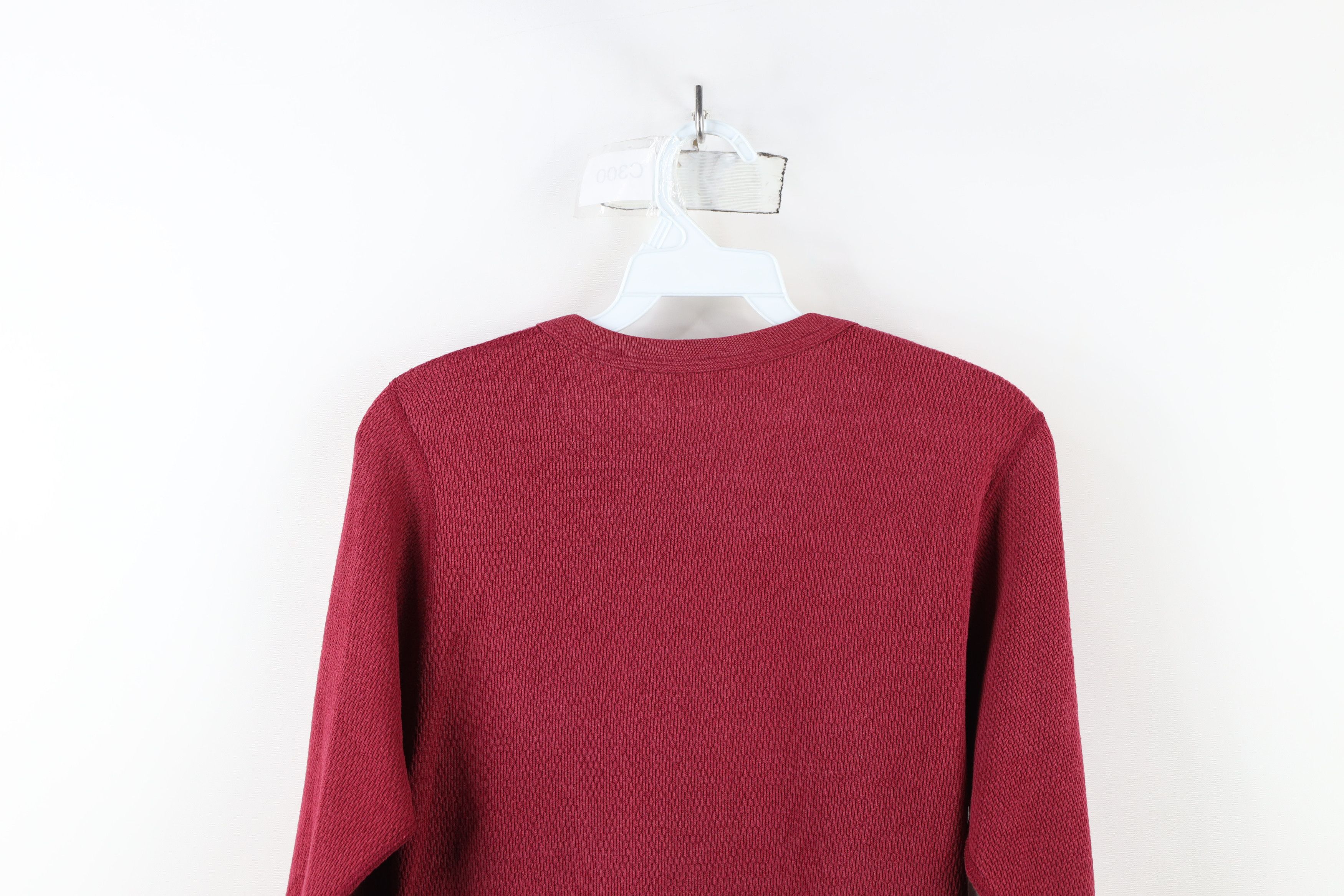 Hanes × Vintage Vintage 70s Hanes Blank Thermal Waffle Knit T-Shirt USA Size US M / EU 48-50 / 2 - 12 Thumbnail