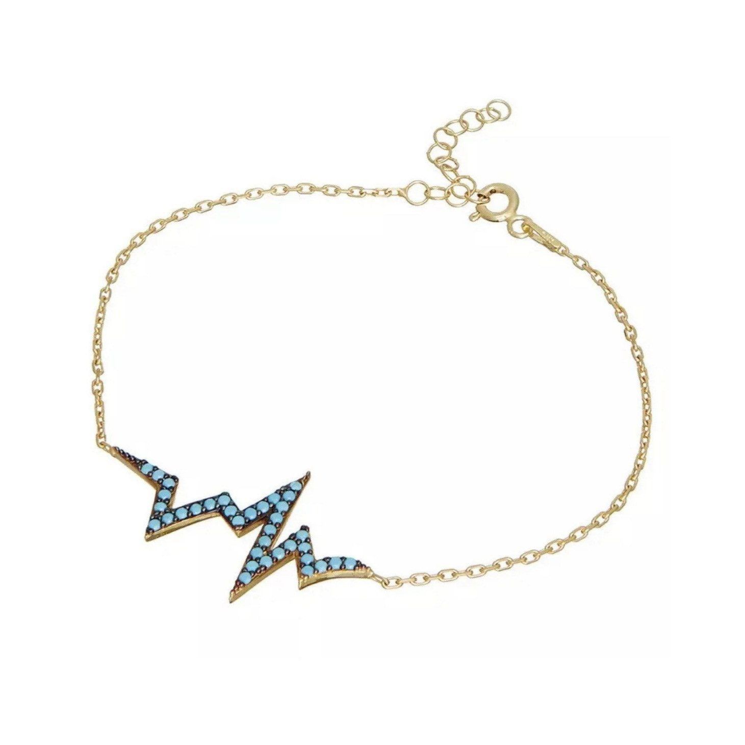 Other New Heartbeat Heart Sterling Silver 14K Gold Vermeil Micro P Size ONE SIZE - 2 Thumbnail