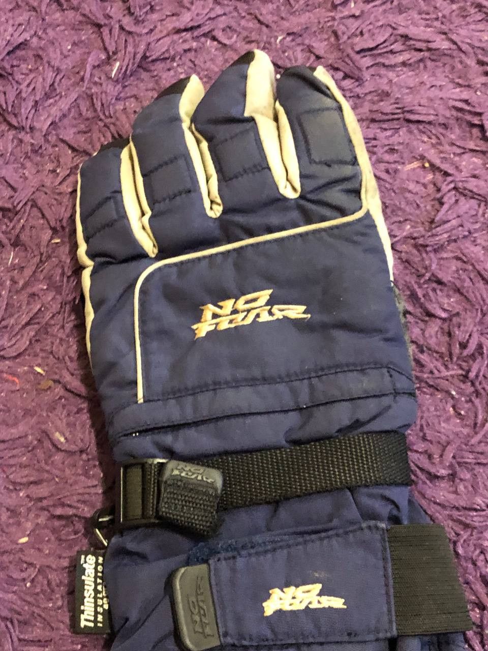 No Fear Gloves Vintage logo No Fear Y2K Streetwear Size ONE SIZE - 10 Thumbnail
