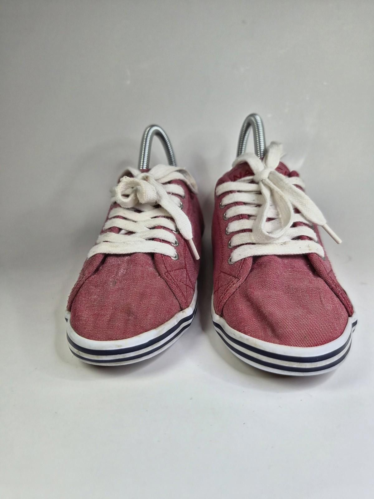 Nautica Nautica Shoes Womens 7 Casual Low Top Sneakers Pink Fabric Size US 7 / IT 37 - 4 Thumbnail