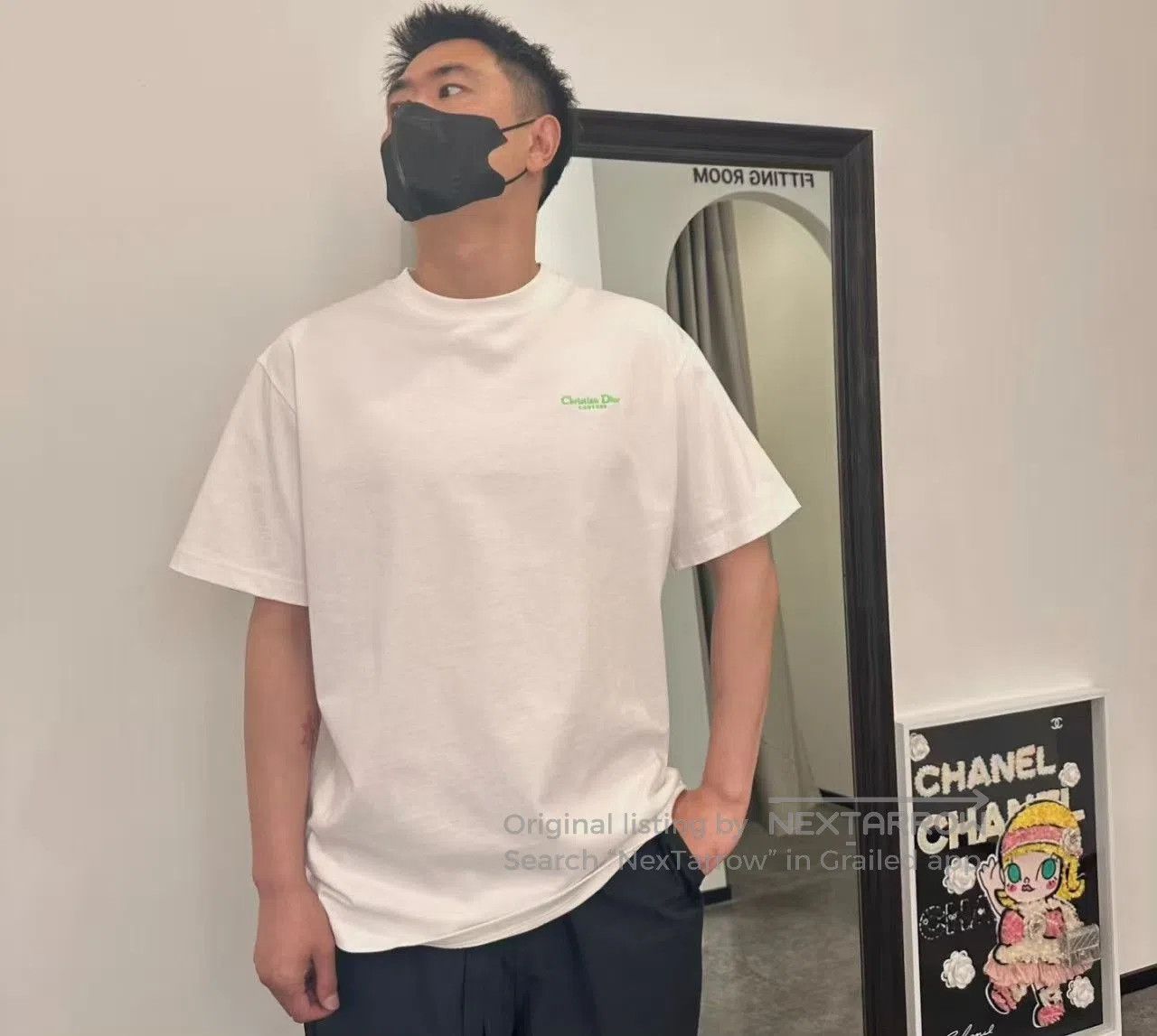 Dior DIOR SS24 Logo Print Loose Crewneck T. Size US M / EU 48-50 / 2 - 8 Thumbnail