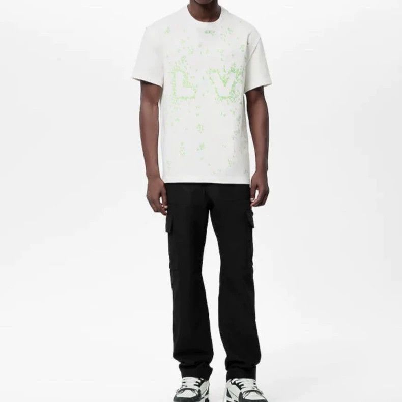 Louis Vuitton Louis Vuitton Spread White Paper Crane Full Print Embroide Size US S / EU 44-46 / 1 - 1 Thumbnail