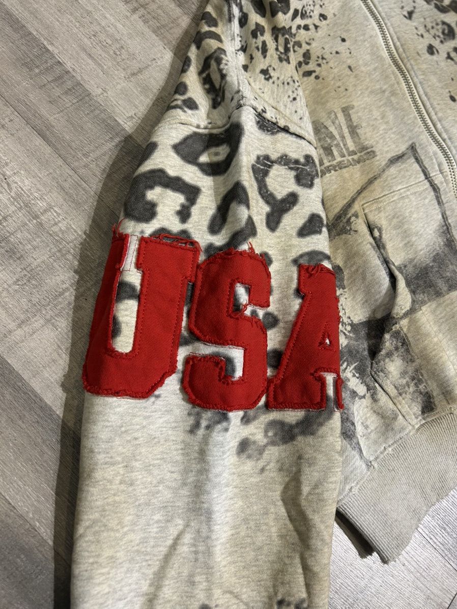 Vale Vale Forever Cheetah Zip Up Hoodie Size US XL / EU 56 / 4 - 3 Thumbnail