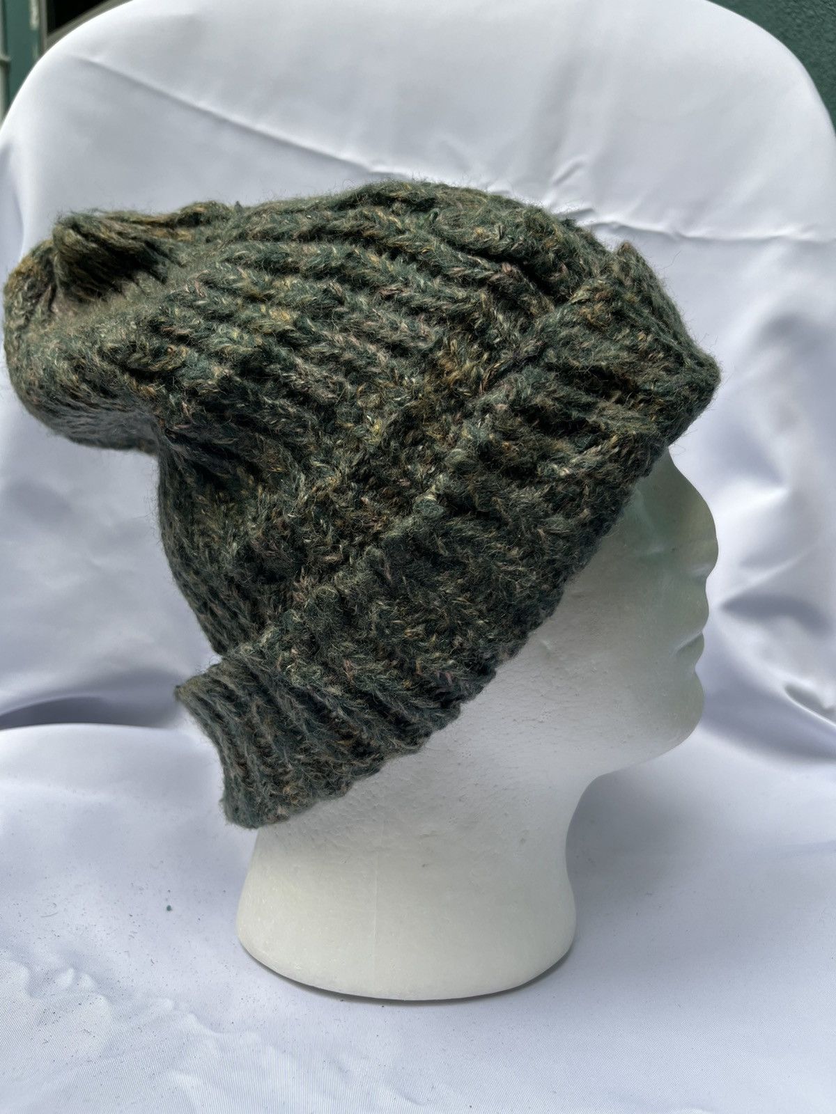 Japanese Brand × Vintage Knitted Winter Beanie Hats Size ONE SIZE - 3 Thumbnail