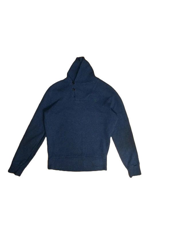 Polo Ralph Lauren Polo Ralph Lauren Navy Shawl Collar Knit Pullover Hoodie Size US XS / EU 42 / 0 - 1 Thumbnail