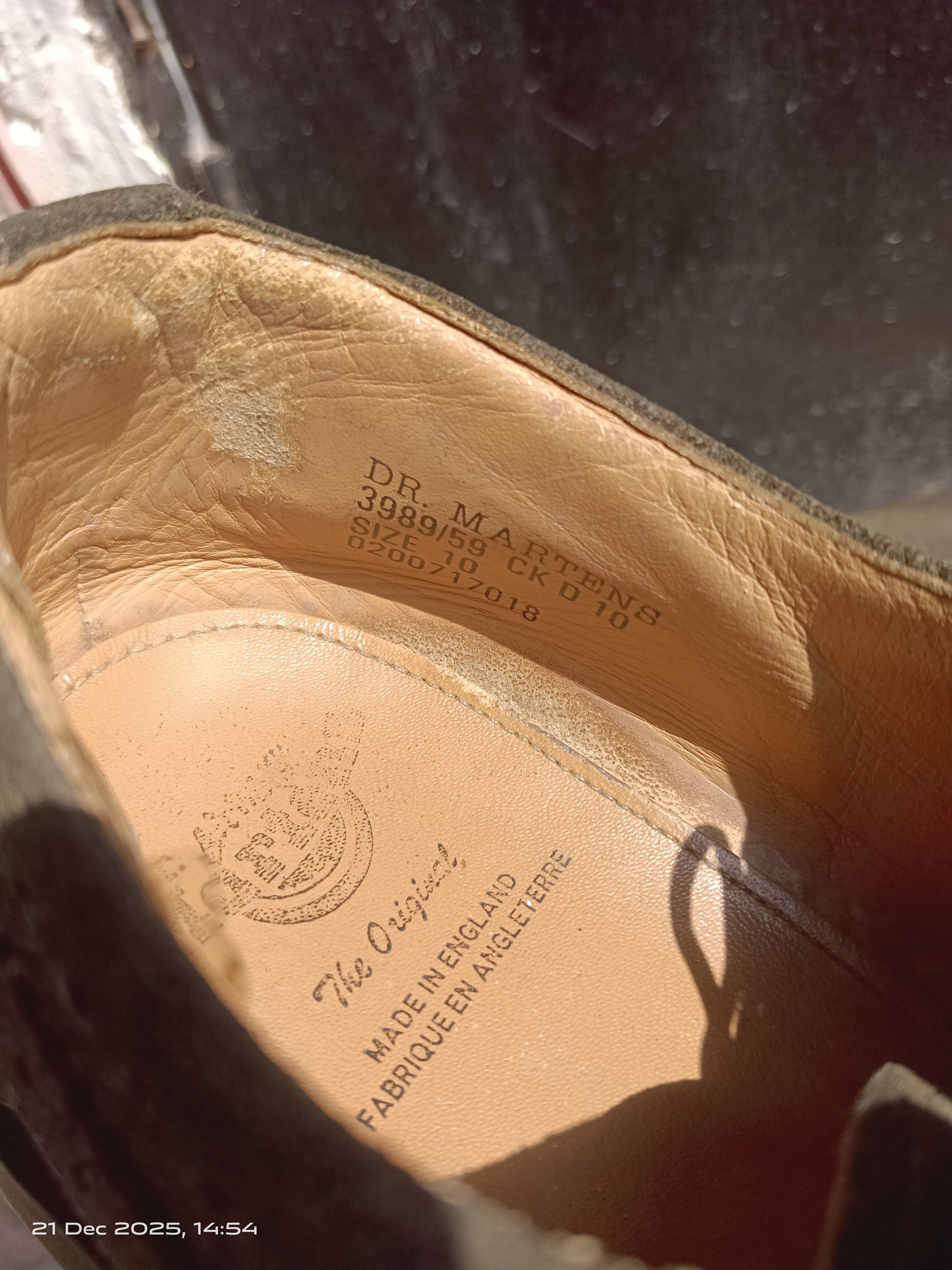 Dr. Martens Vintage Dr Martens wingtip brogue 60's suede leather Size US 11 / EU 44 - 5 Thumbnail