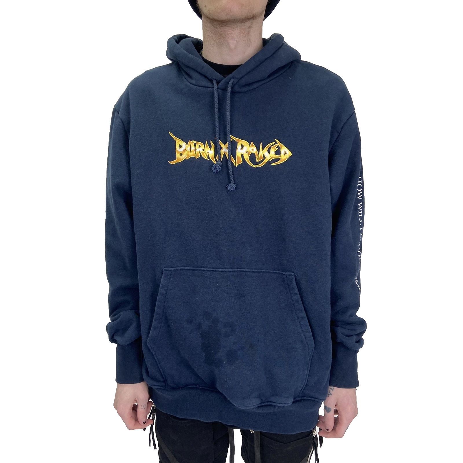 Born X Raised Born X Raised Navy Blue Gold 2017 Hoodie Sweater Size Medium Size US M / EU 48-50 / 2 - 1 Thumbnail