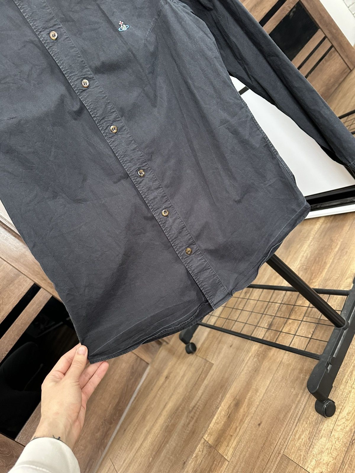 Vivienne Westwood Vivienne Westwood Shirt Button Up Long Sleeve Size US L / EU 52-54 / 3 - 9 Thumbnail