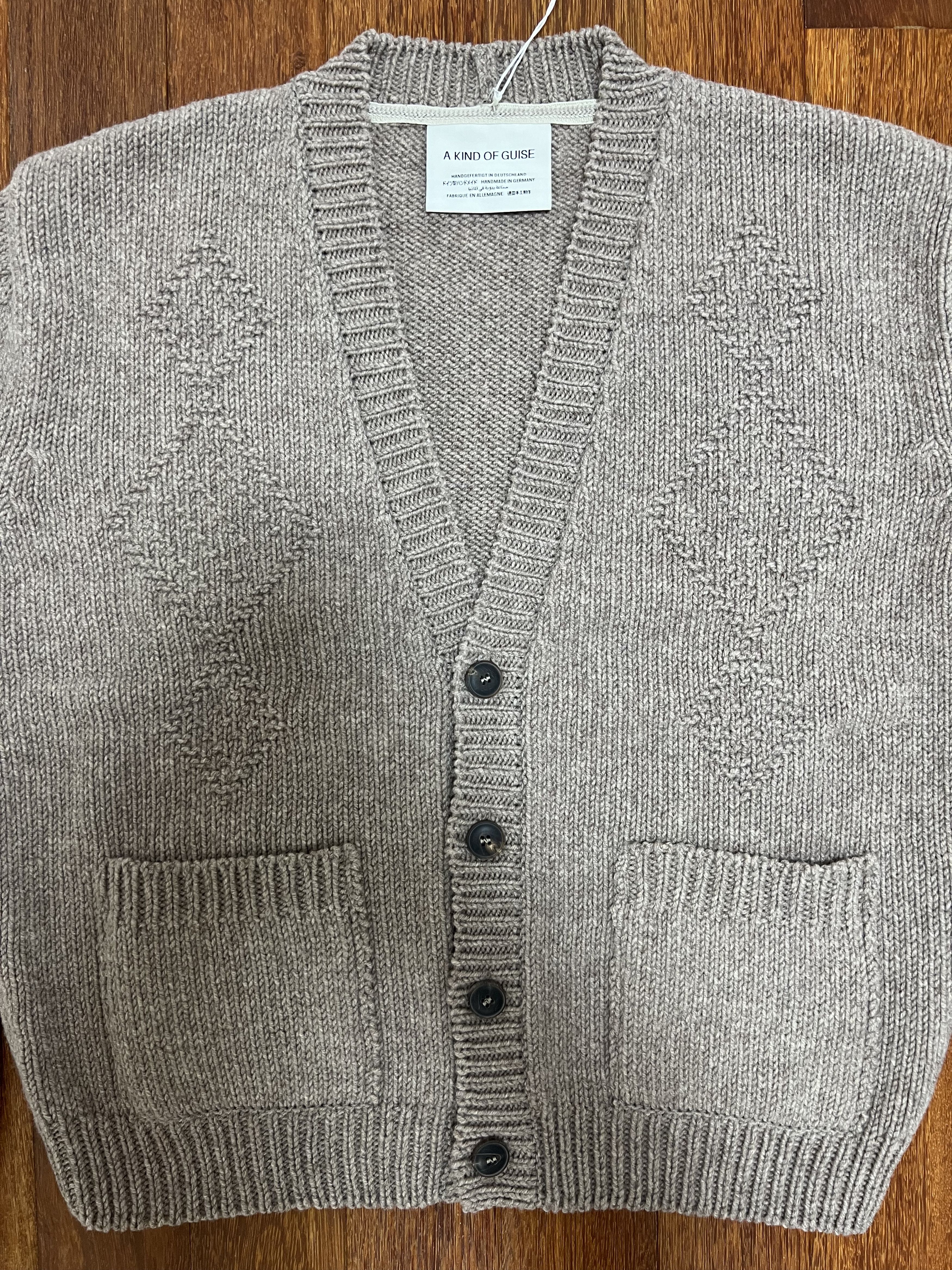A Kind Of Guise 💚 A Kind of Guise Noi Knit Cardigan Hazel Melange NEW Size US M / EU 48-50 / 2 - 9 Thumbnail