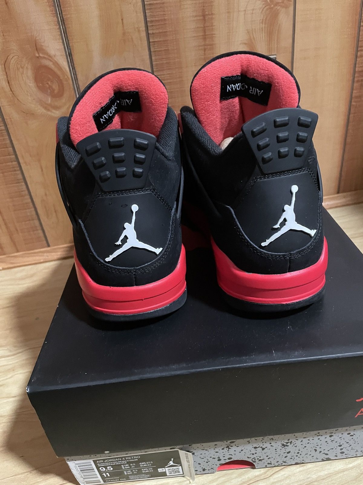 Jordan Brand Jordan 4 Red Thunders Size 9.5 Size US 9.5 / EU 42-43 - 5 Thumbnail