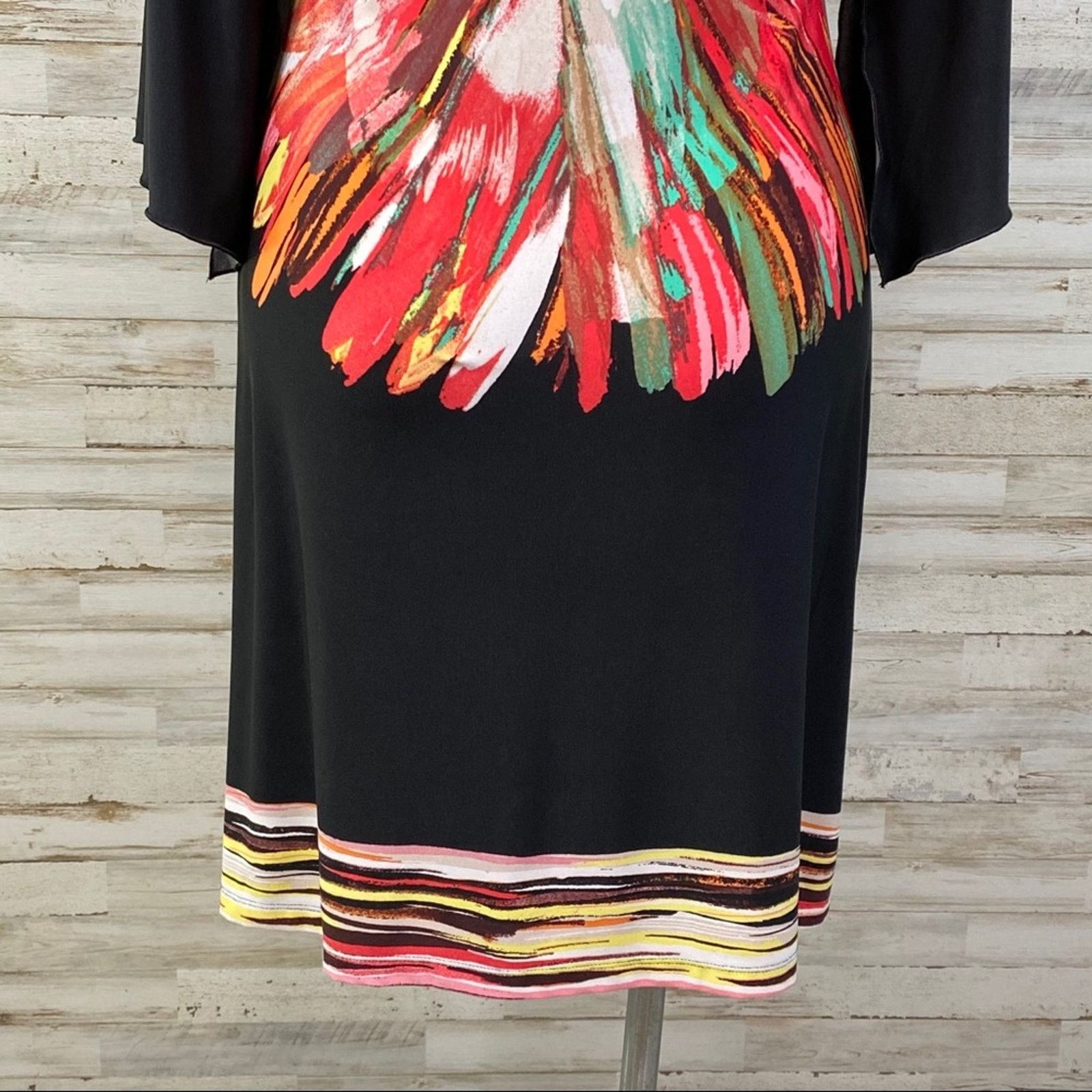 Other Fenn Wright Manson Floral Shift Dress Size 12 Black Coral Size XL / US 12-14 / IT 48-50 - 11 Thumbnail