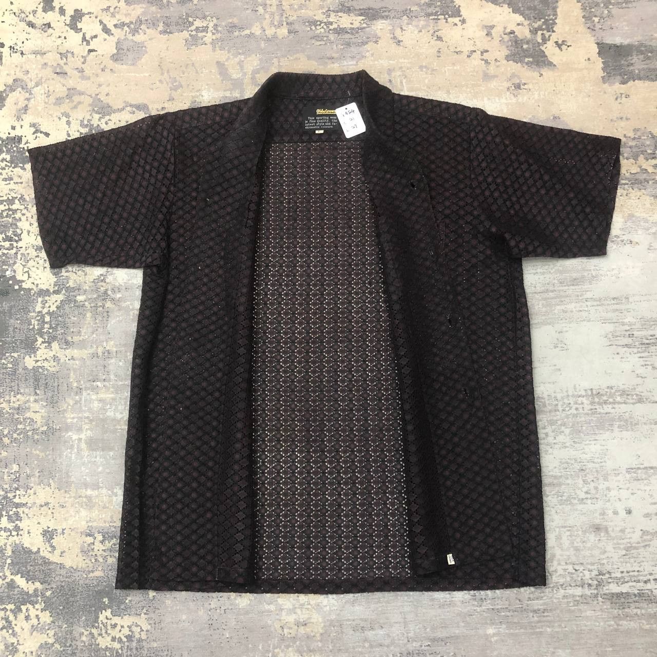 Japanese Brand × Vintage T454 VTG OIDA CROWN MESH BOWLING SHIRTS Size US L / EU 52-54 / 3 - 1 Thumbnail