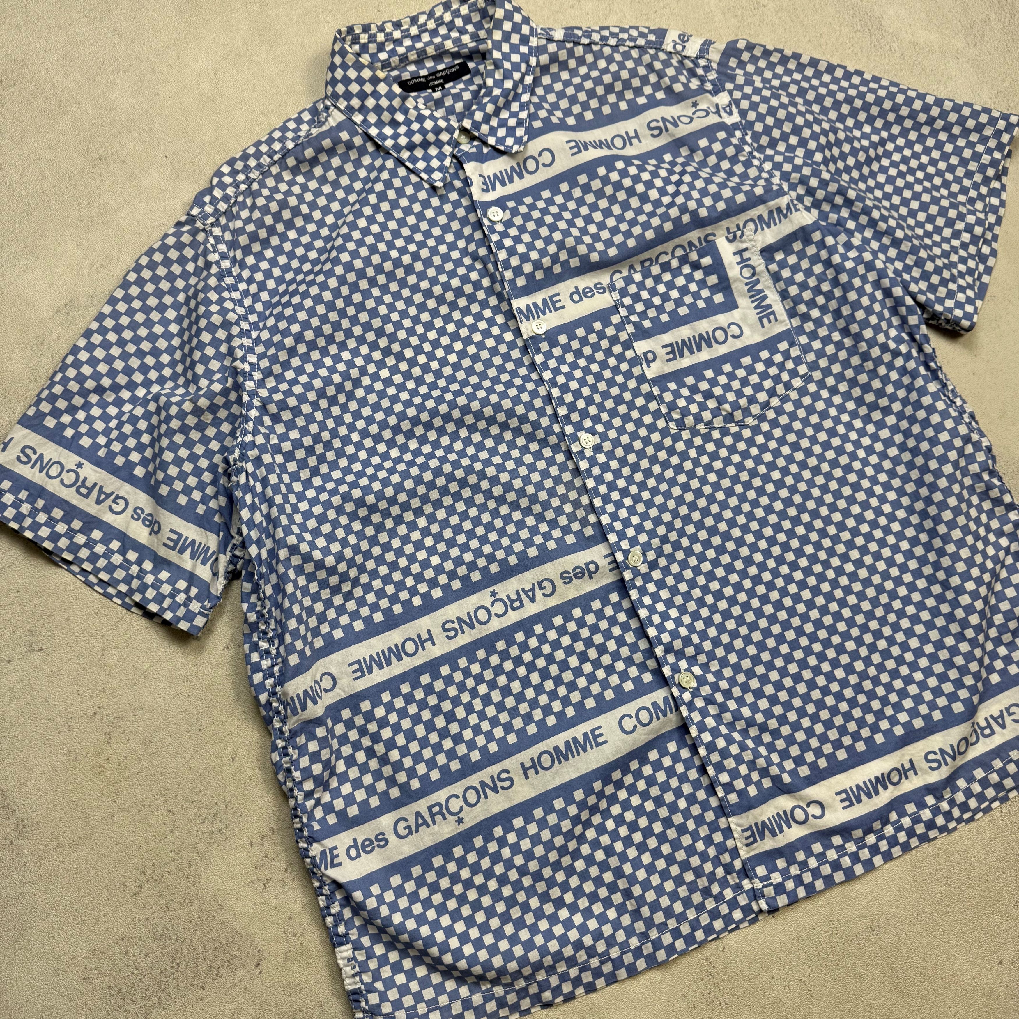 Comme des Garcons SS2003 Comme Des Garcons Homme Checkerboard Shirt Size US M / EU 48-50 / 2 - 3 Thumbnail