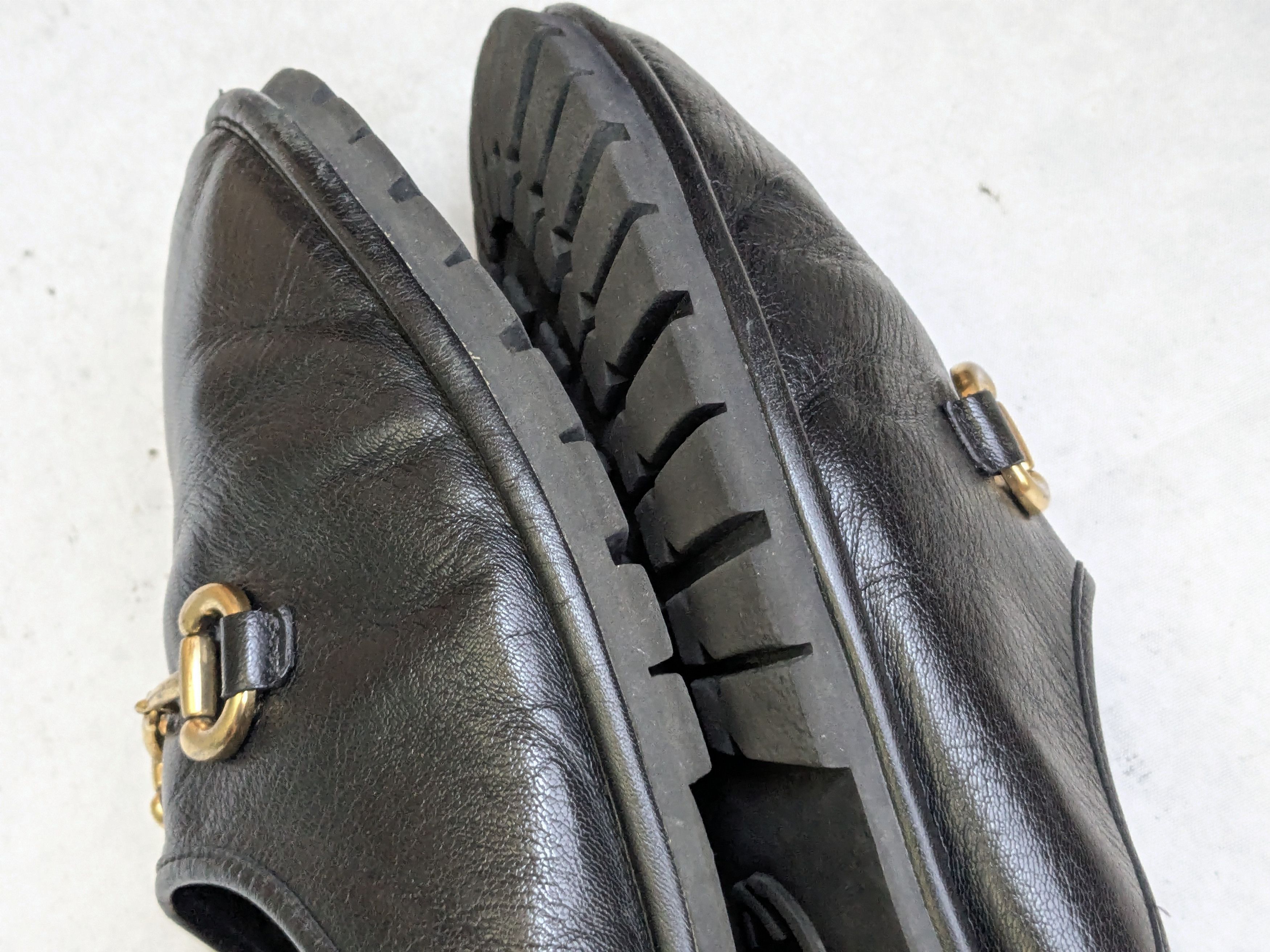 Gucci Gucci Horsebit Loafers Black 12 Leather Slip Ons Size US 12 / EU 45 - 8 Thumbnail