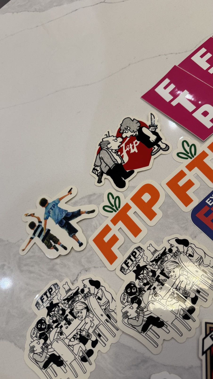 Fuck The Population Ftp Sticker Collection Fuck The Population sticker logo lot Size ONE SIZE - 15 Thumbnail