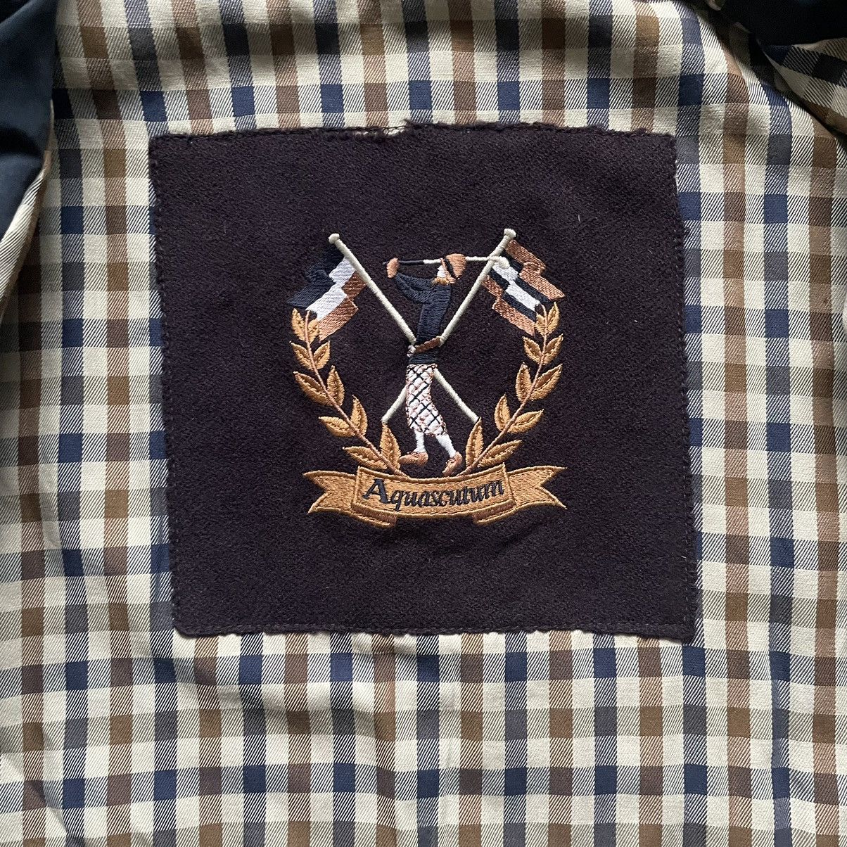 Aquascutum Aquascutum Vintage Club Check Rain Coat Size US L / EU 52-54 / 3 - 6 Thumbnail
