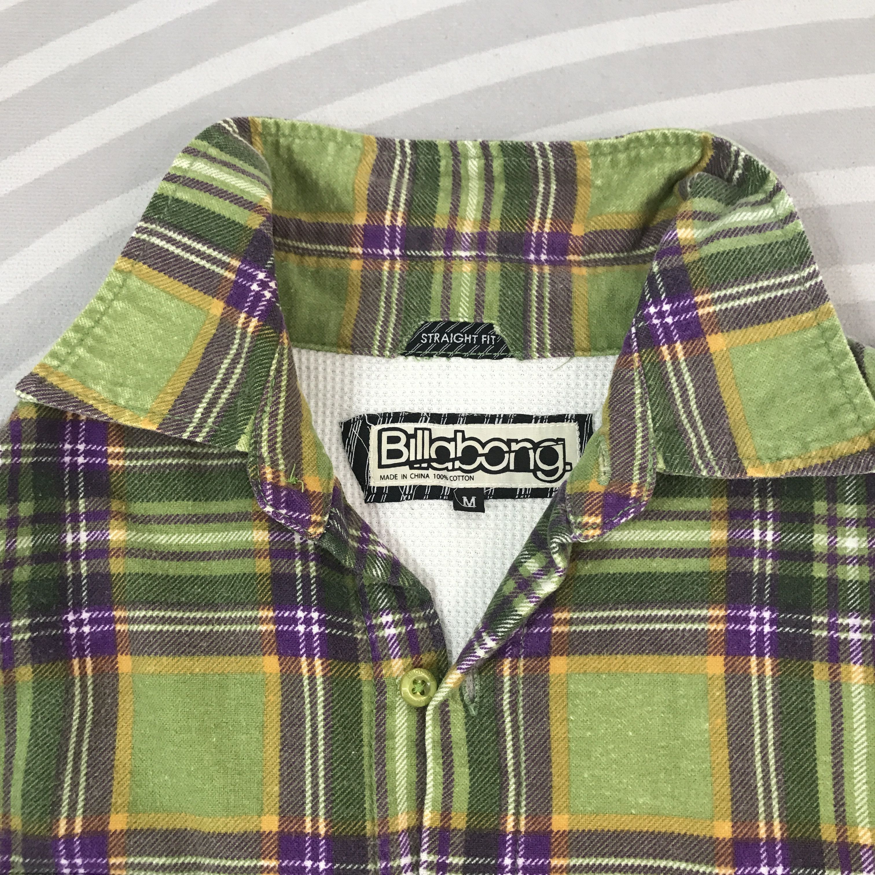 Billabong Vintage Billabong Tartan design button up shirt K62B16 Size US M / EU 48-50 / 2 - 8 Thumbnail