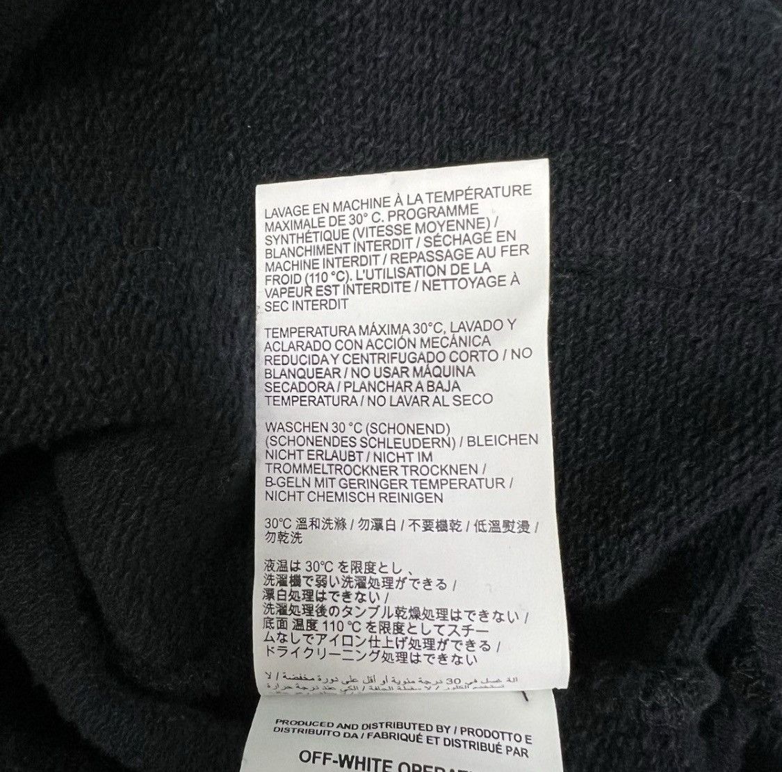 Off-White OFF-WHITE SS19 DIAGONAL SPLIT LOGO HOODIE Size US M / EU 48-50 / 2 - 8 Thumbnail