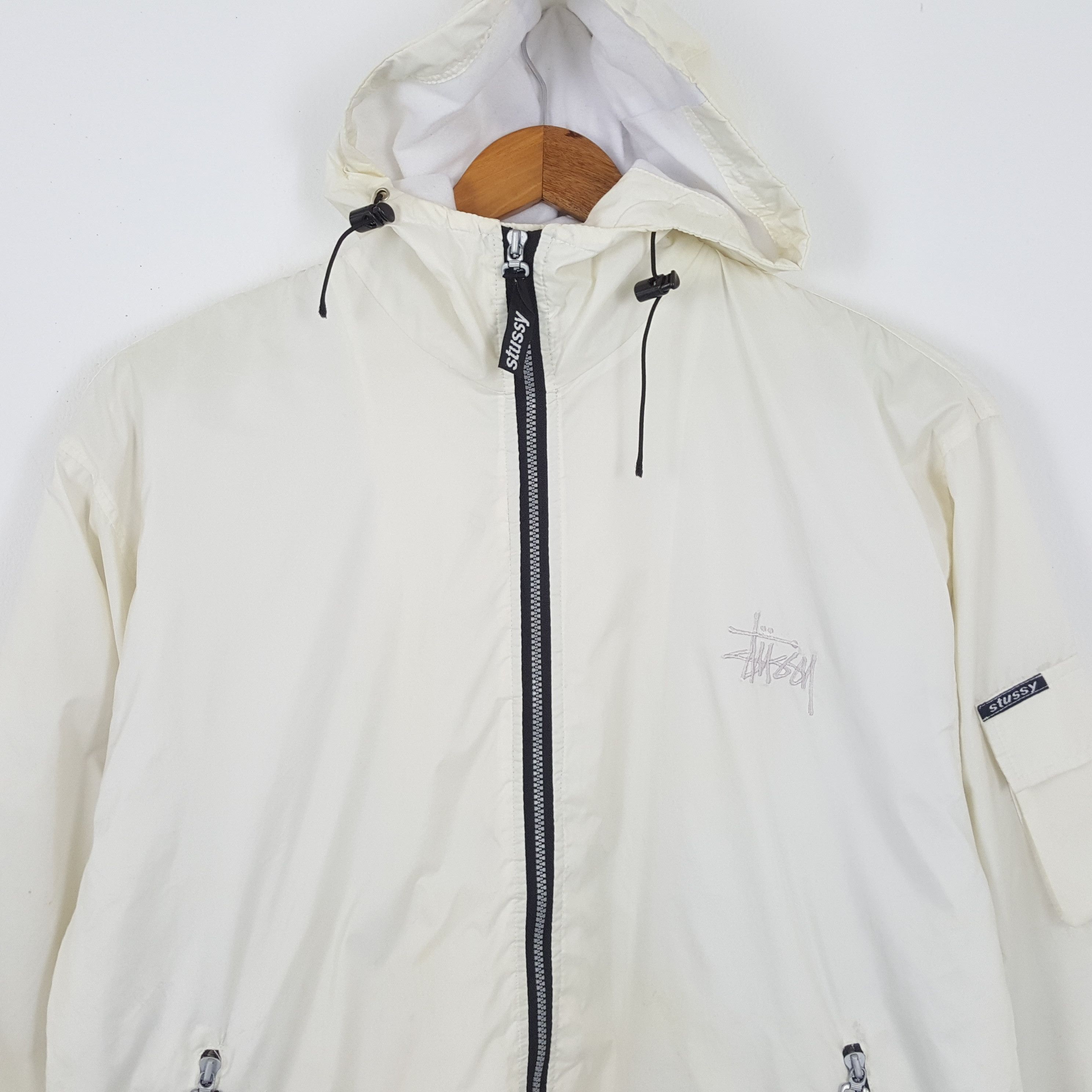 Stussy × Vintage Vintage STUSSY Streetwear Skateboard Logo Style Jacket Size US XL / EU 56 / 4 - 4 Thumbnail