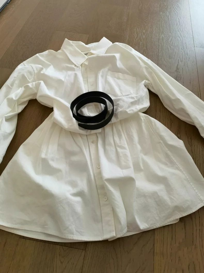 Alexander Wang Alexander Wang White Shirt Dress Size M / US 6-8 / IT 42-44 - 1 Thumbnail