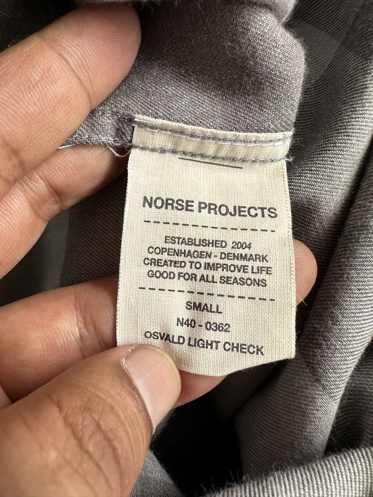Norse Projects Norse Projects check button up shirt Size US S / EU 44-46 / 1 - 15 Thumbnail