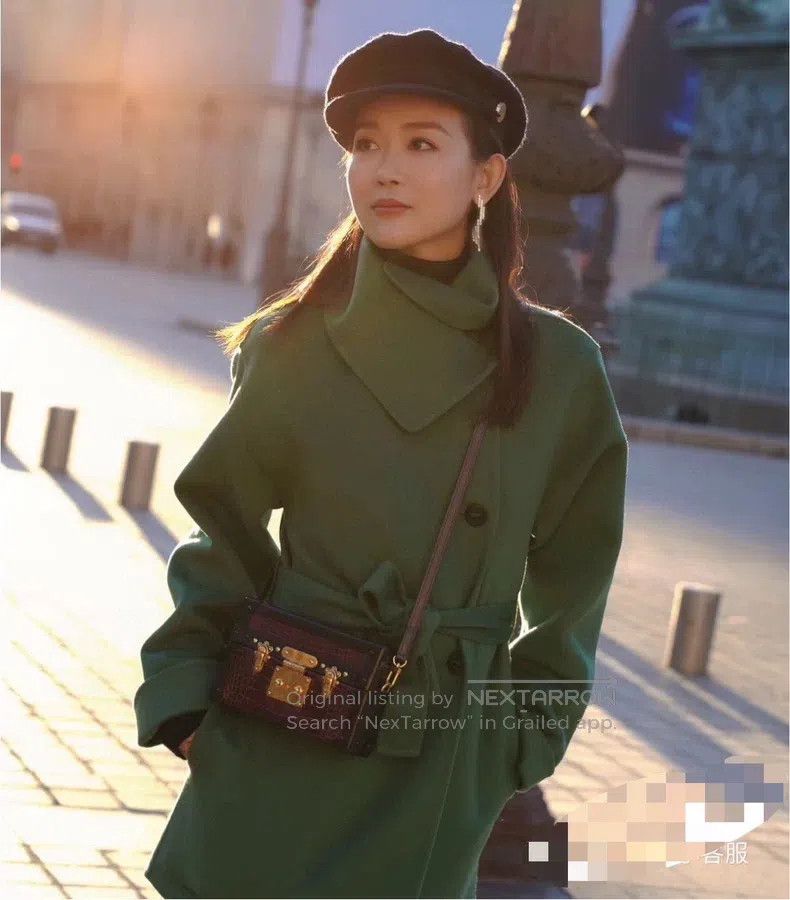 Hermes Hermes Green double-faced cashmere coat Size XS / US 0-2 / IT 36-38 - 6 Thumbnail
