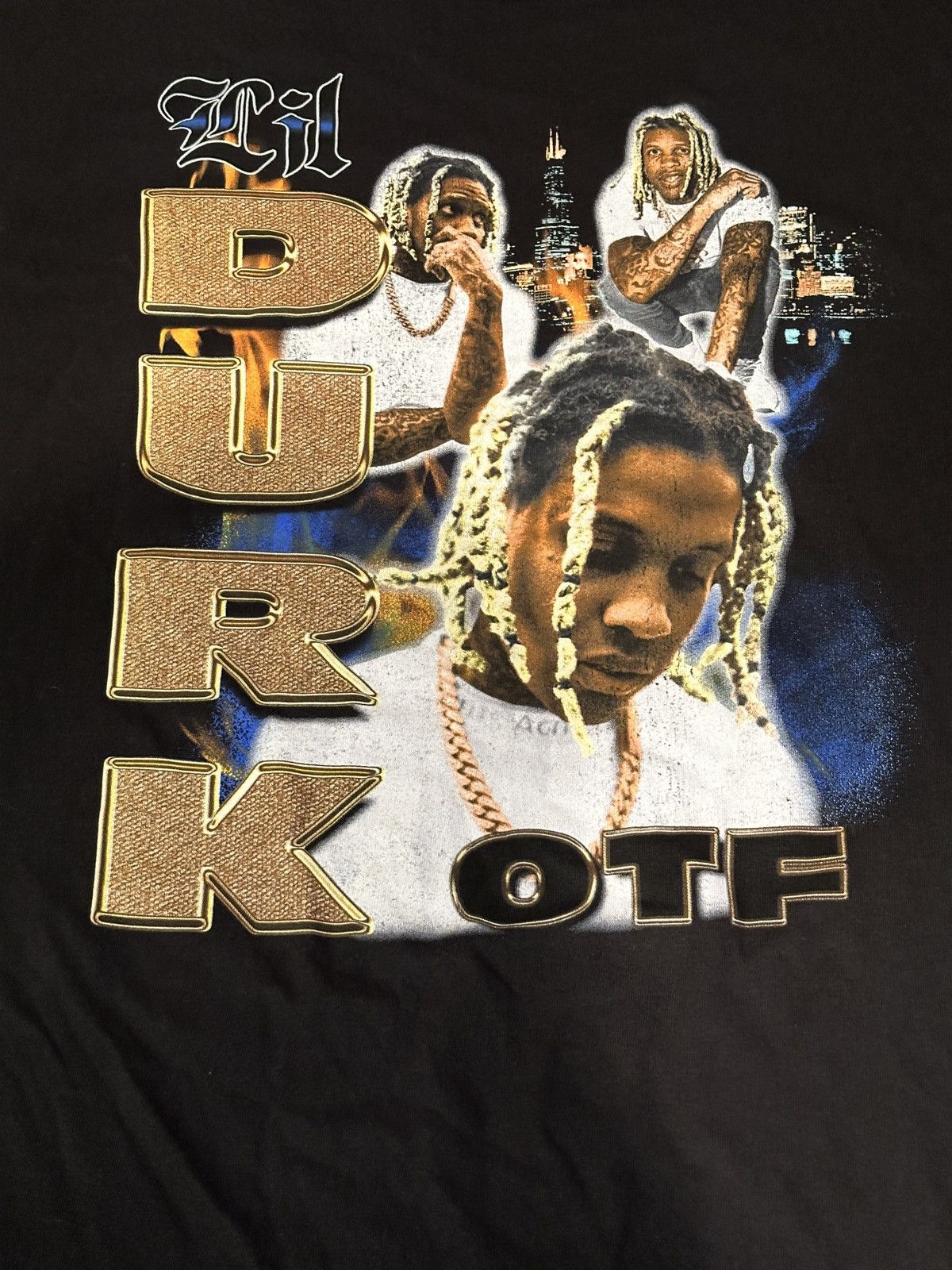 Rap Tees LIL Durk OTF Graphic Rap Tee XXL 2XL Size US XXL / EU 58 / 5 - 4 Thumbnail