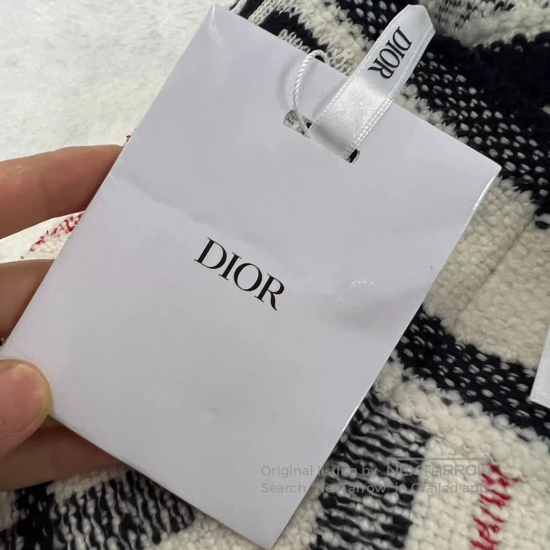 Dior dior color block plaid a. Size 39" - 3 Thumbnail