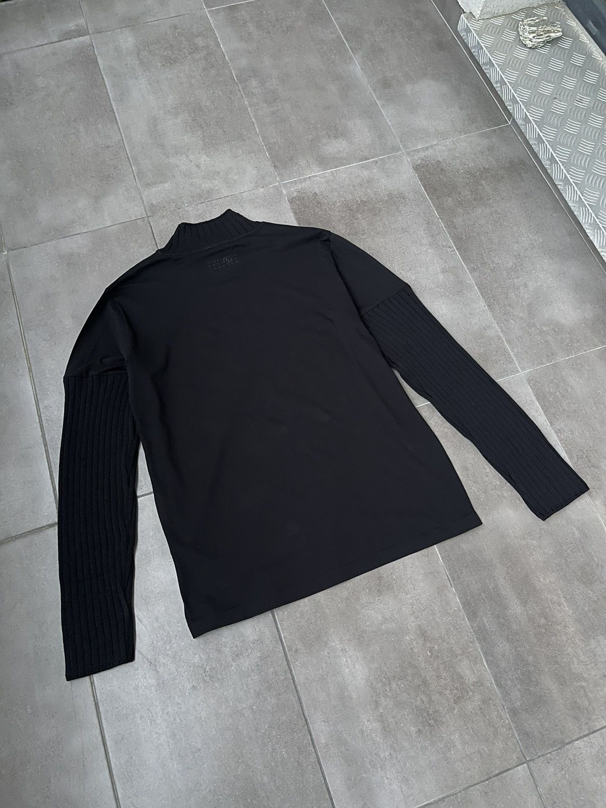 Maison Margiela !DS! SS23 Maison Margiela Long Sleeved Black Top Sweater Size US XL / EU 56 / 4 - 16 Thumbnail