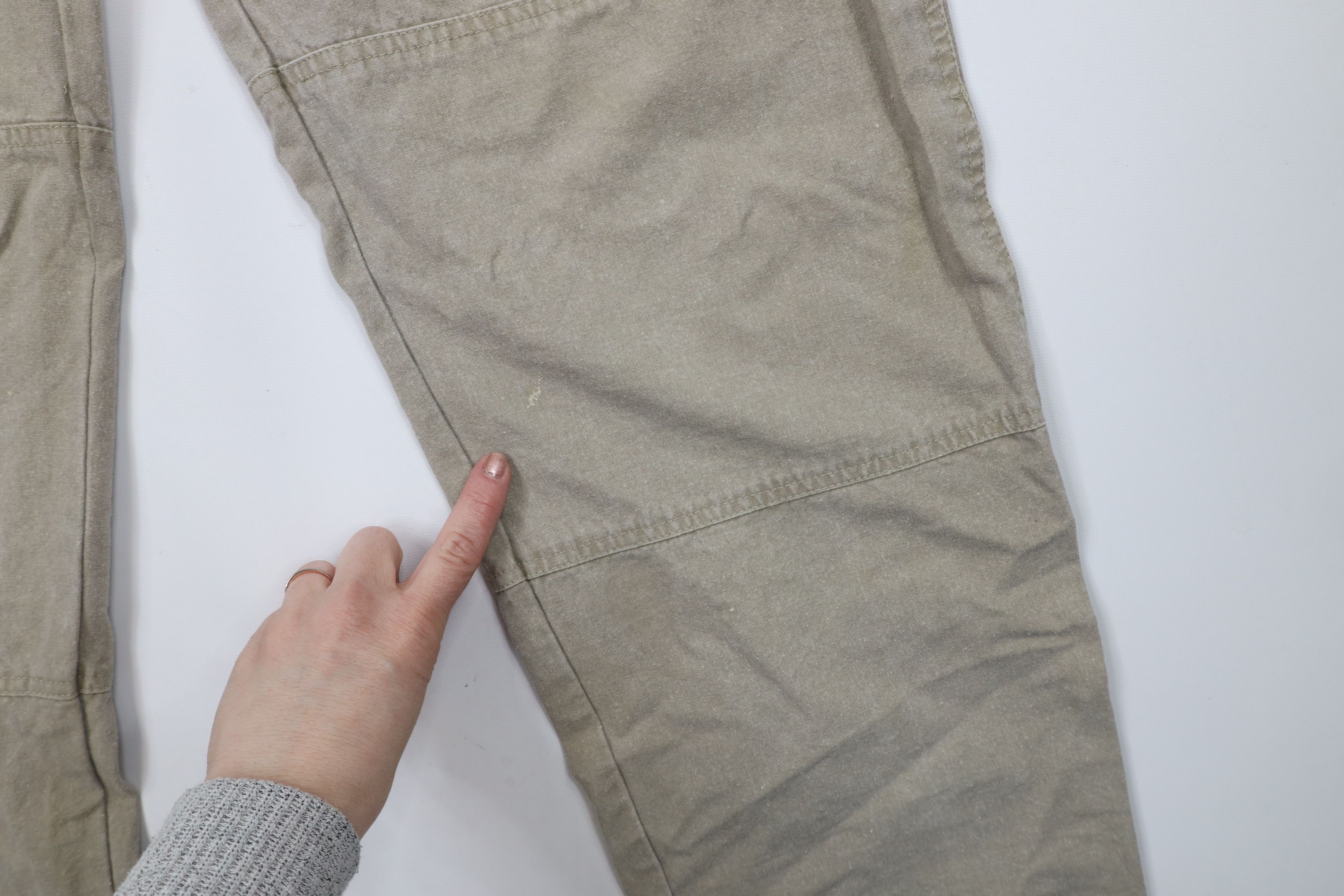 Vintage Vintage 90s Streetwear Stonewash Double Knee Cargo Pants Size US 34 / EU 50 - 5 Thumbnail