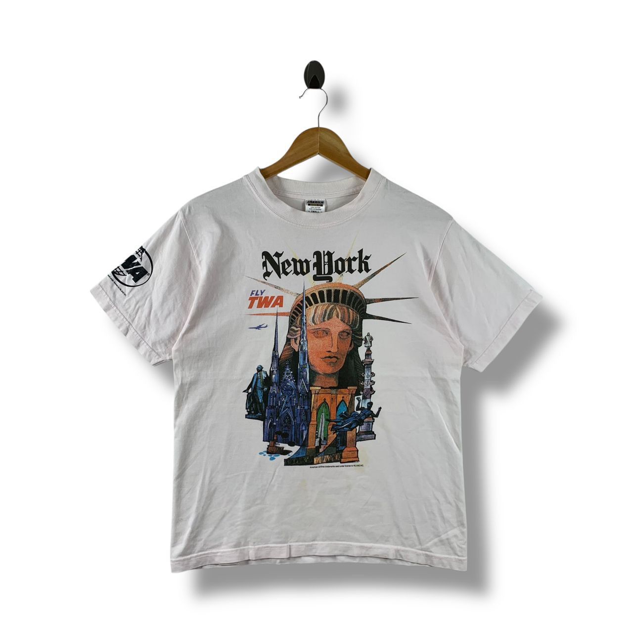 Sugar Cane × Toyo Enterprises × Vintage Vintage CHESWICK sugar cane newyork twa spellout printed tee Size US S / EU 44-46 / 1 - 1 Thumbnail