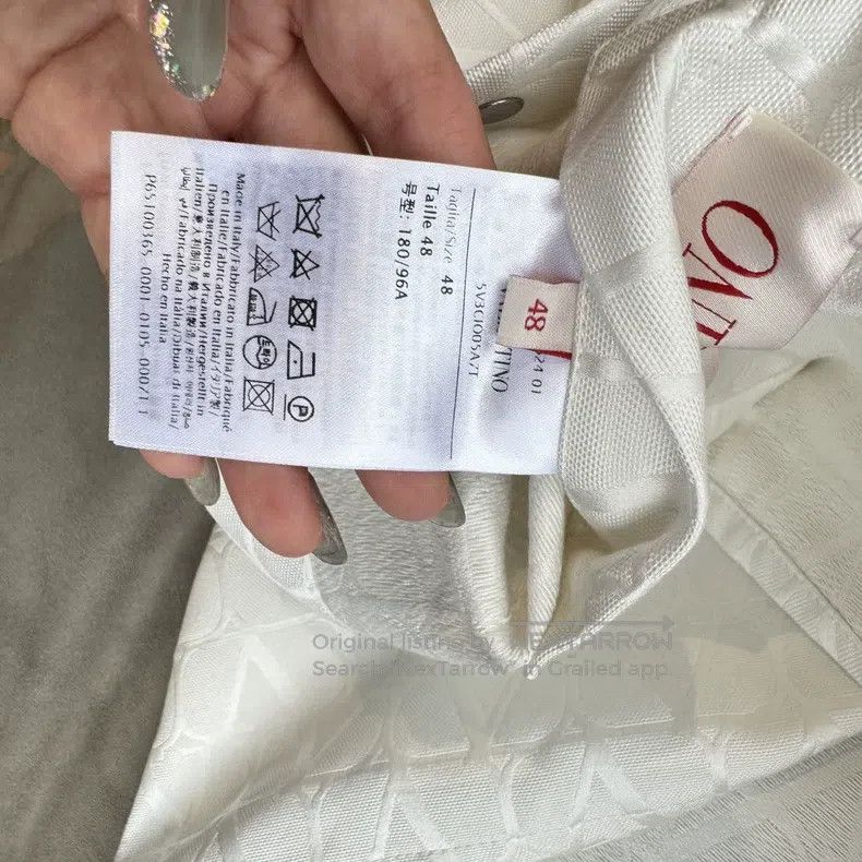 Valentino Valentino White full print shirt jacket Size L / US 10 / IT 46 - 8 Thumbnail