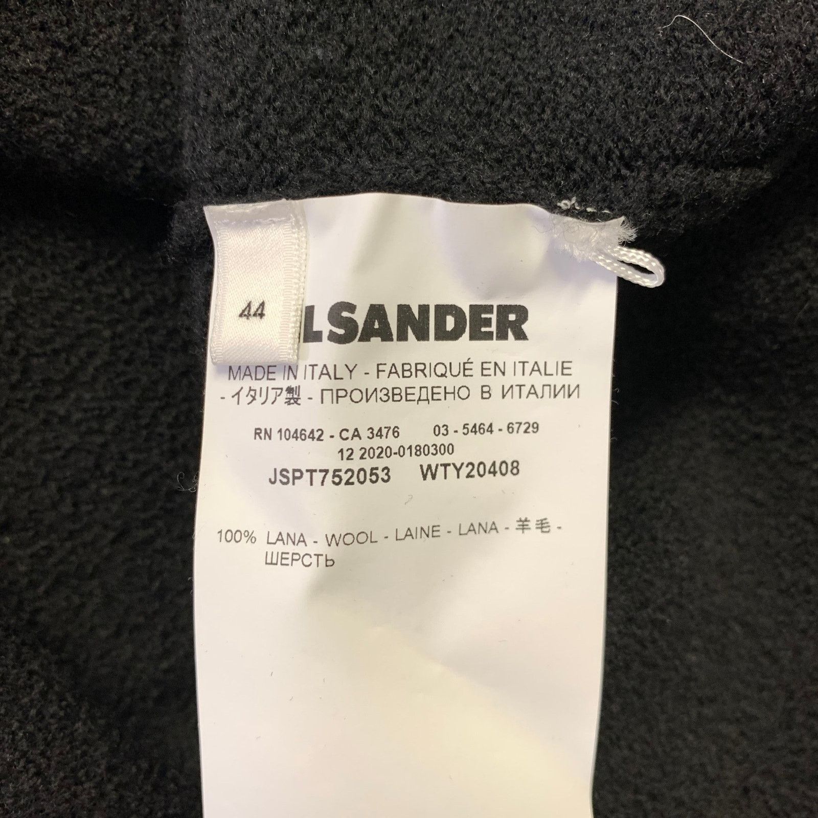 Jil Sander JIL SANDER Size M Black Wool Pull On Sweater Size M / US 6-8 / IT 42-44 - 6 Thumbnail