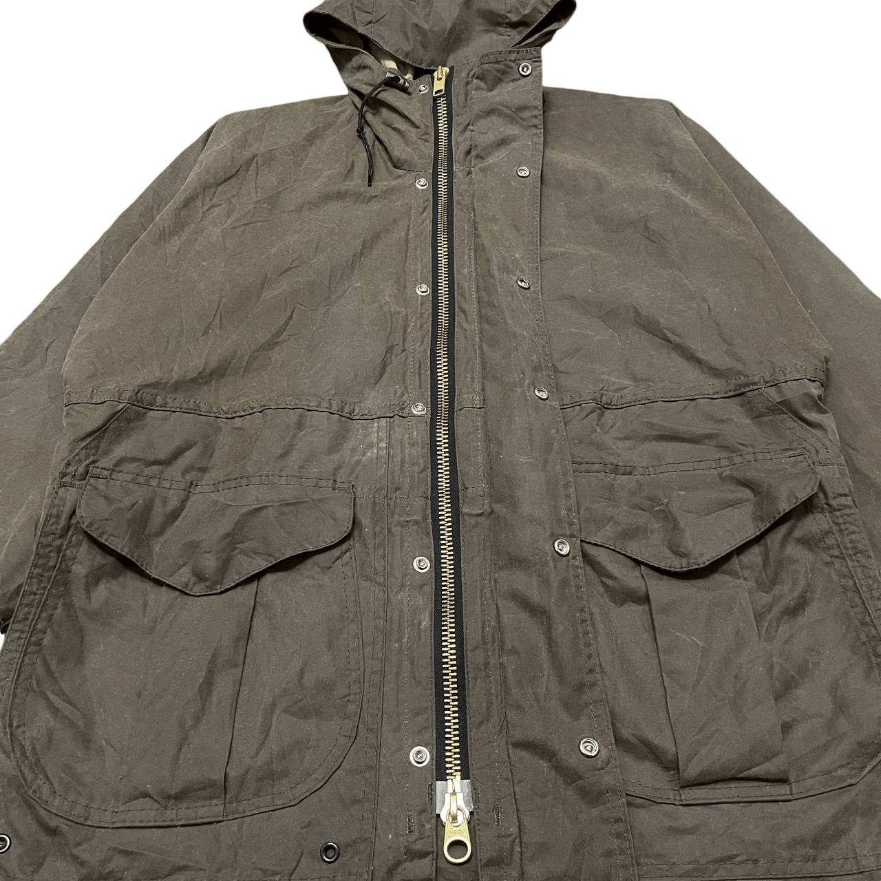 Filson Vintage CC Filson Co Waxed Hooded Jacket Parka Size US S / EU 44-46 / 1 - 8 Thumbnail