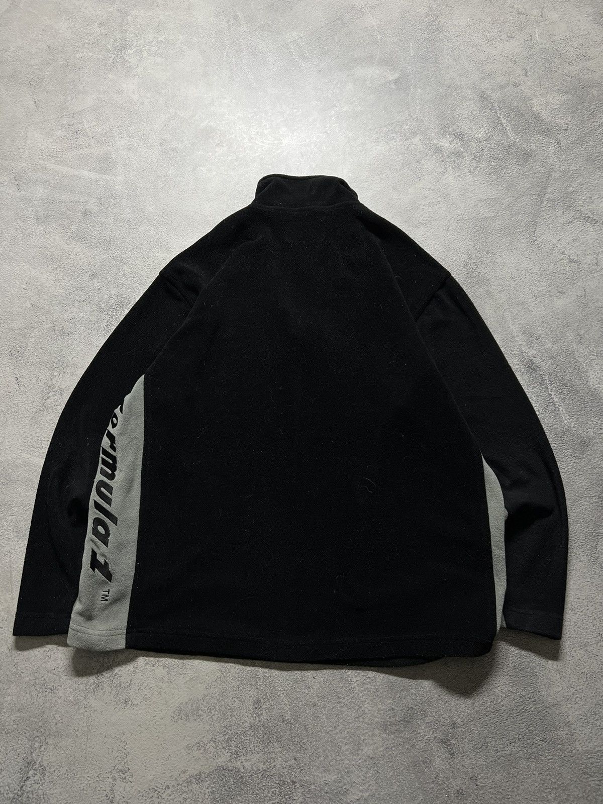 Vintage Vintage Y2k Formula 1 🖤 Fleece 1/4 Zip Sweatshirt Jacket 00s Size US XL / EU 56 / 4 - 8 Thumbnail