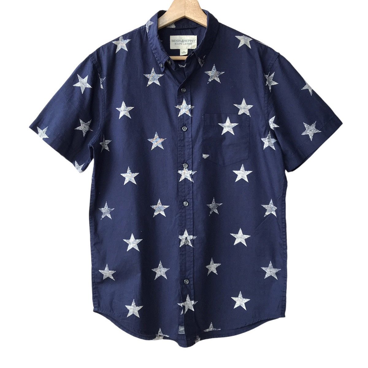 Denim & Supply Ralph Lauren × Ralph Lauren Denim & Supply Ralph Lauren RL Stars Fullprint Casual Shirt Size US S / EU 44-46 / 1 - 1 Thumbnail