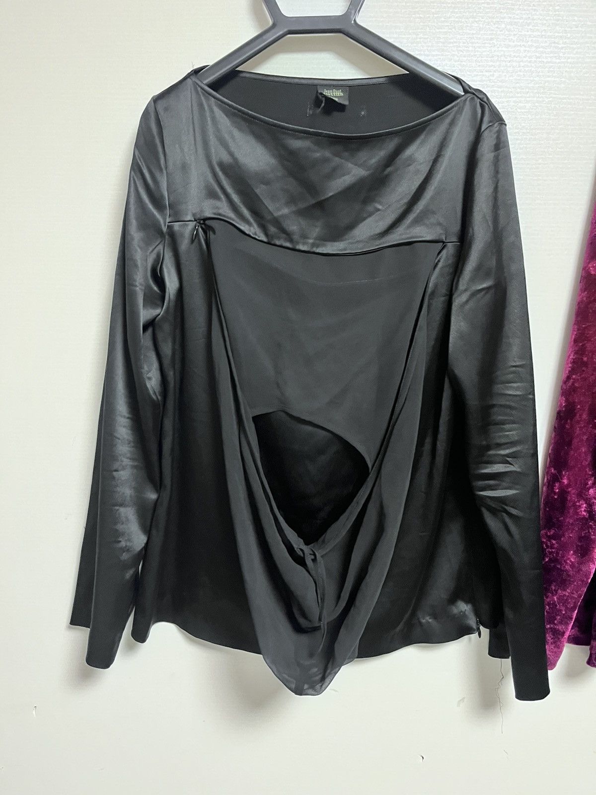 Jean Paul Gaultier JeanPaulGaultier FEMME 2001 Deconstructed Cutout Draped Top Size US XS / EU 42 / 0 - 3 Thumbnail