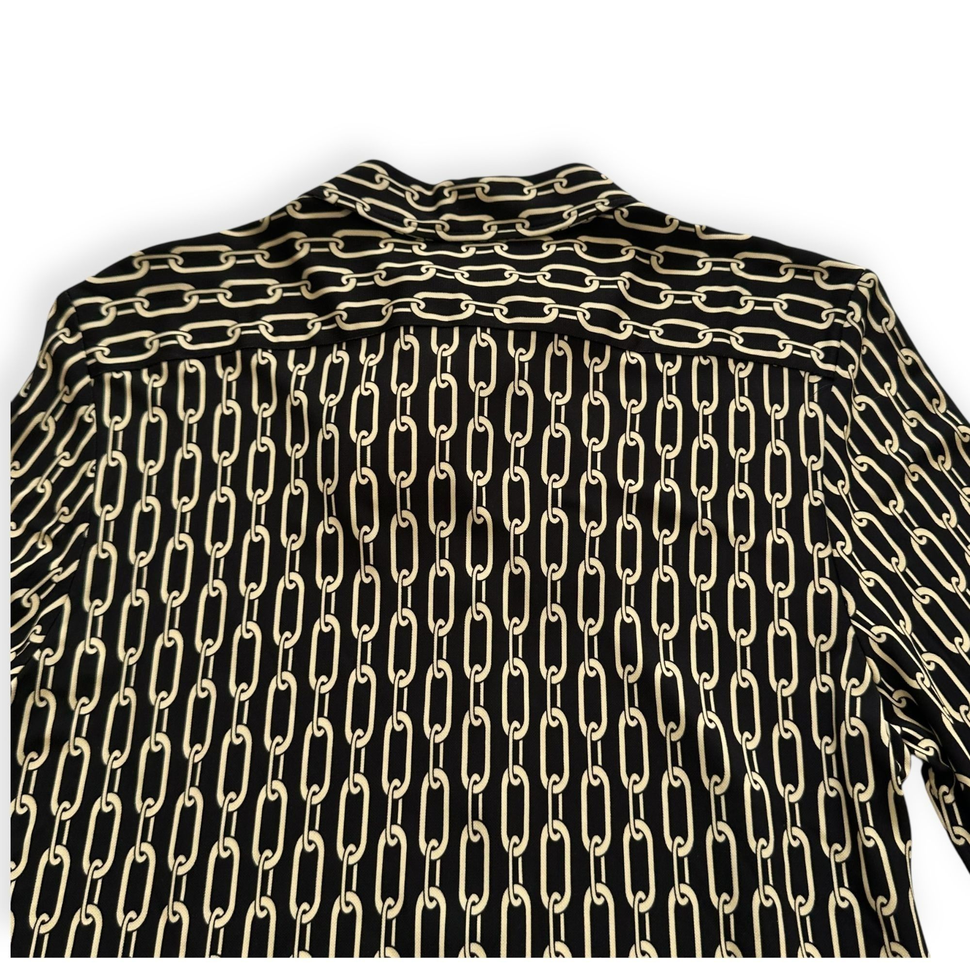 Nili Lotan NILI LOTAN Celestine Print Shirt, Small Chain Print, Size L, Size L / US 10 / IT 46 - 9 Thumbnail