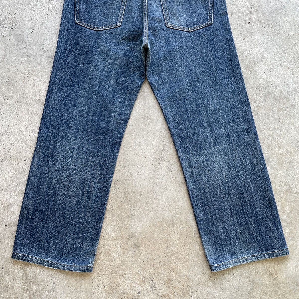 Japanese Brand Distressed Jeans Vintage Japanese Faded Denim Pants W34 Size US 34 / EU 50 - 10 Thumbnail