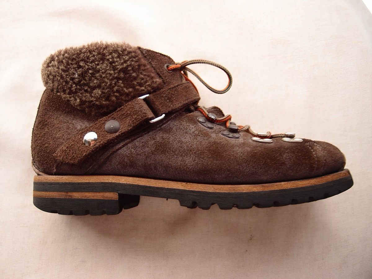 Santoni Santoni Suede Hiking Boots with Real Fur Collar Size US 7.5 / EU 40-41 - 2 Thumbnail