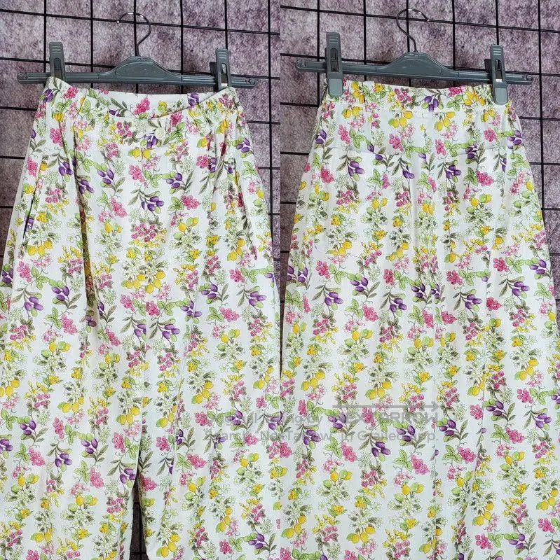 Dior Dior Summer Floral Print Casual Pants . Size 23" - 2 Thumbnail